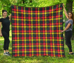 Scottish Buchanan Modern Clan Tartan Quilt Original - TH8