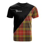 Scottish Buchanan Old Set Weathered Clan Badge T-Shirt Military - K23