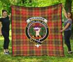 Scottish Buchanan Old Set Weathered Clan Badge Tartan Quilt Original - TH8