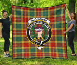 Scottish Buchanan Old Sett Clan Badge Tartan Quilt Original - TH8
