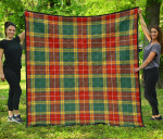 Scottish Buchanan Old Sett Clan Tartan Quilt Original - TH8