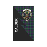 Scottish Calder Clan Badge Tartan Garden Flag Flash Style - BN