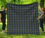 Scottish Cameron of Erracht Ancient Clan Tartan Quilt Original - TH8