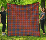 Scottish Cameron of Lochiel Ancient Clan Tartan Quilt Original - TH8