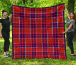 Scottish Cameron of Lochiel Modern Clan Tartan Quilt Original - TH8