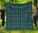 Scottish Campbell Ancient 01 Clan Tartan Quilt Original - TH8
