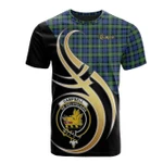 Scottish Campbell Argyll Ancient Clan Badge T-Shirt Believe In Me - K23