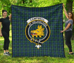 Scottish Campbell Ancient 02 Clan Badge Tartan Quilt Original - TH8