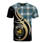 Scottish Campbell Dress Ancient Clan Badge T-Shirt Believe In Me - K23