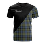 Scottish Campbell Faded Clan Badge T-Shirt Military - K23
