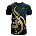 Scottish Campbell Modern Clan Badge T-Shirt Believe In Me - K23