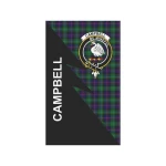 Scottish Campbell of Cawdor Clan Badge Tartan Garden Flag Flash Style - BN