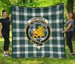 Scottish Campbell Dress Clan Badge Tartan Quilt Original - TH8