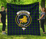 Scottish Campbell Modern Clan Badge Tartan Quilt Original - TH8