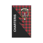 Scottish Charteris (Earl of Wemyss) Clan Badge Tartan Garden Flag Flash Style - BN