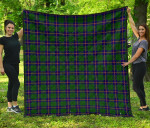 Scottish Carmichael Modern Clan Tartan Quilt Original - TH8
