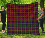 Scottish Carnegie Modern Clan Tartan Quilt Original - TH8