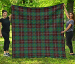 Scottish Chisholm Hunting Ancient Clan Tartan Quilt Original - TH8