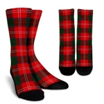 Scottish Chisholm Modern Clan Tartan Socks - BN