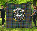 Scottish Cochrane Ancient Clan Badge Tartan Quilt Original - TH8