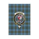 Scottish Cockburn Modern Clan Badge Tartan Garden Flag - K7