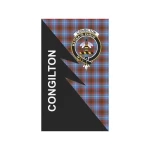 Scottish Congilton Clan Badge Tartan Garden Flag Flash Style - BN