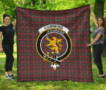 Scottish Cumming Hunting Modern Clan Badge Tartan Quilt Original - TH8