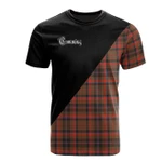 Scottish Cumming Hunting Weathered Clan Badge T-Shirt Military - K23