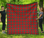 Scottish Cumming Modern Clan Tartan Quilt Original - TH8