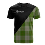 Scottish Cunningham Dress Green Dancers Clan Badge T-Shirt Military - K23
