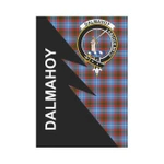 Scottish Dalmahoy Clan Badge Tartan Garden Flag Flash Style - BN