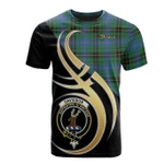 Scottish Davidson Ancient Clan Badge T-Shirt Believe In Me - K23