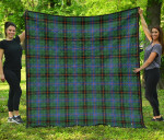 Scottish Davidson Ancient Clan Tartan Quilt Original - TH8