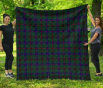 Scottish Davidson Modern Clan Tartan Quilt Original - TH8