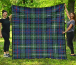 Scottish Davidson of Tulloch  Clan Tartan Quilt Original - TH8