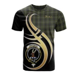 Scottish Davidson Tulloch Dress Clan Badge T-Shirt Believe In Me - K23