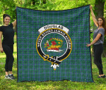 Scottish Douglas Ancient Clan Badge Tartan Quilt Original - TH8