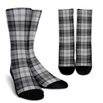 Scottish Douglas Grey Modern Clan Tartan Socks - BN