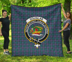 Scottish Douglas Modern Clan Badge Tartan Quilt Original - TH8