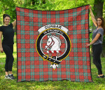 Scottish Dunbar Ancient Clan Badge Tartan Quilt Original - TH8