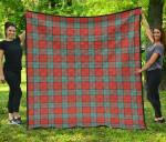 Scottish Dunbar Ancient Clan Tartan Quilt Original - TH8