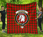 Scottish Dunbar Modern Clan Badge Tartan Quilt Original - TH8
