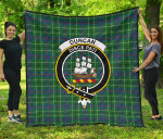 Scottish Duncan Ancient Clan Badge Tartan Quilt Original - TH8