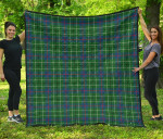 Scottish Duncan Ancient Clan Tartan Quilt Original - TH8