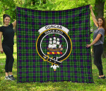 Scottish Duncan Modern Clan Badge Tartan Quilt Original - TH8