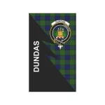 Scottish Dundas Clan Badge Tartan Garden Flag Flash Style - BN