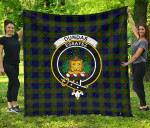 Scottish Dundas Modern 02 Clan Badge Tartan Quilt Original - TH8