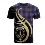 Scottish Dunlop Modern Clan Badge T-Shirt Believe In Me - K23