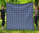 Scottish Elliot Ancient Clan Tartan Quilt Original - TH8