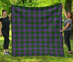 Scottish Elphinstone Clan Tartan Quilt Original - TH8